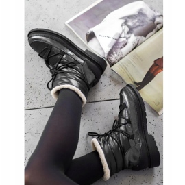 Vices Tekstilne čizme za snijeg crna 2