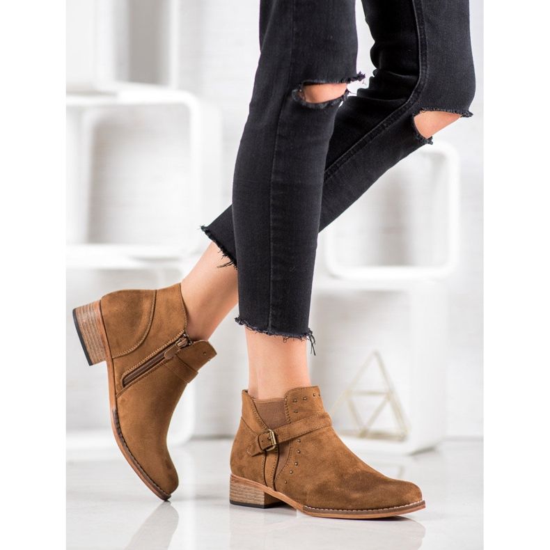 Clowse Camel čizme s kopčom smeđa 1