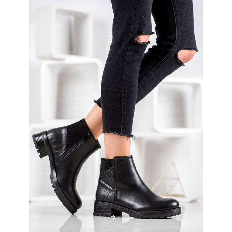 Bestelle Klasični radnici na platformi crna 1