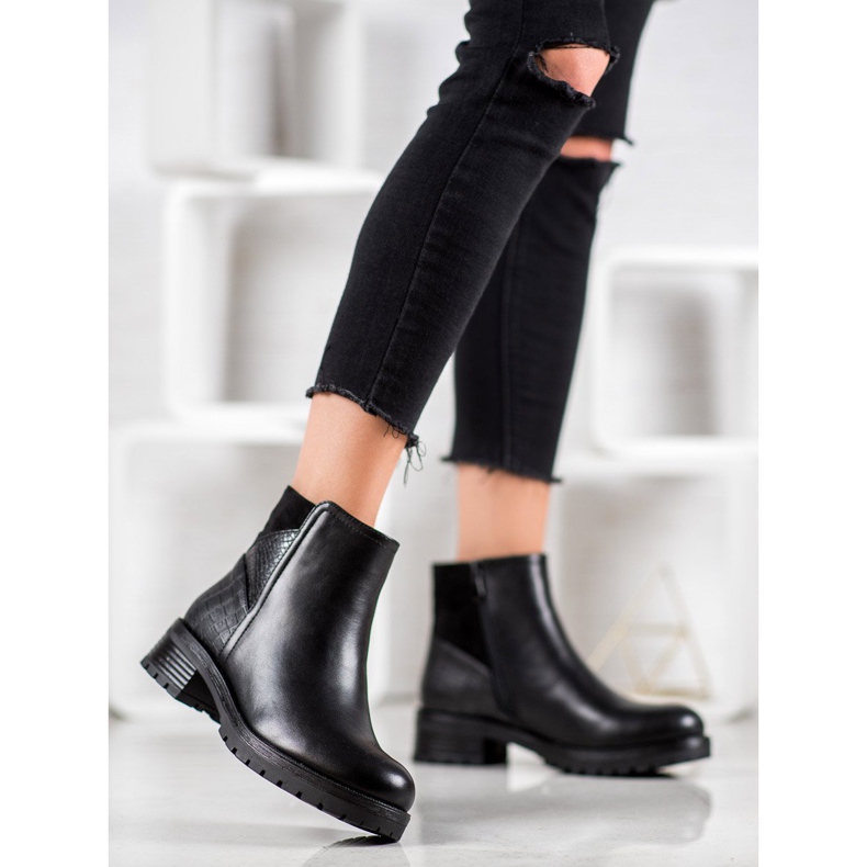 Bestelle Klasični radnici na platformi crna 2