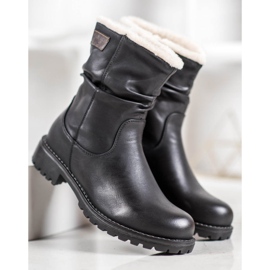 SHELOVET Radnici sa smotanom cipelom crna 2