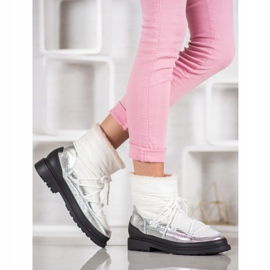 VICES tekstilne čizme za snijeg bijela 1