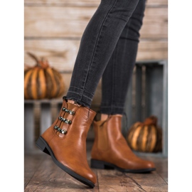 SHELOVET Elegantne čizme Chelsea smeđa 1