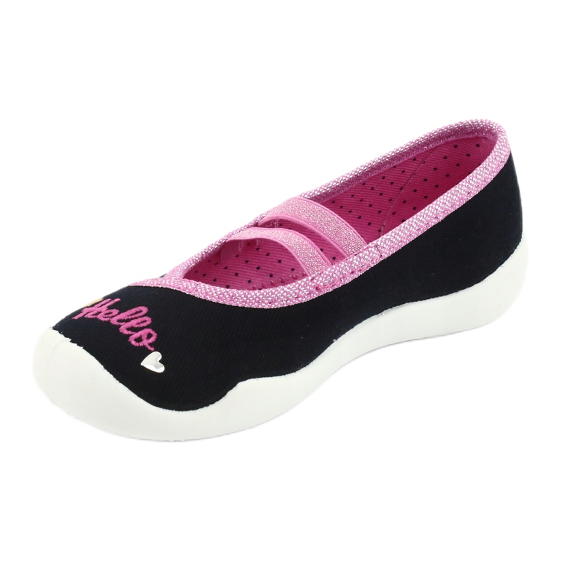 Befado dječje cipele 116X255 tamnoplava ružičasta 2