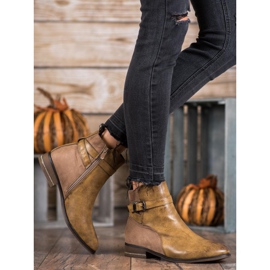 Super Mode Čizme s kubnim cirkonijem smeđa 1