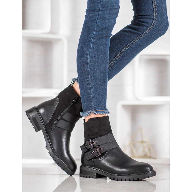 Erynn Radnici s kopčom crno 1