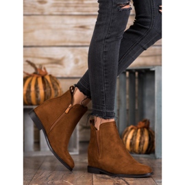 SHELOVET Udobne kaubojske čizme smeđa 2