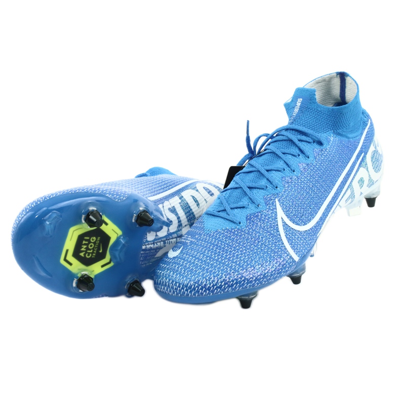 Nike Mercurial Superfly 7 Elite SG-Pro Ac M AT7894-414 nogometne cipele plava 5