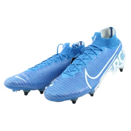 Nike Mercurial Superfly 7 Elite SG-Pro Ac M AT7894-414 nogometne cipele plava 3
