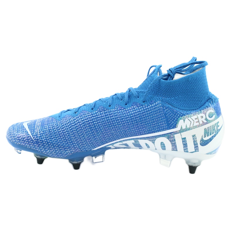 Nike Mercurial Superfly 7 Elite SG-Pro Ac M AT7894-414 nogometne cipele plava 2