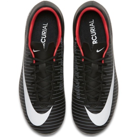 Nike Mercurial Vapor Xi Fg Jr 831945-002 nogometne cipele crno crno 1