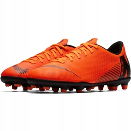 Nike Mercurial Vapor 12 Club Mg Jr AH7350-810 nogometne cipele narančasta narančasta 2