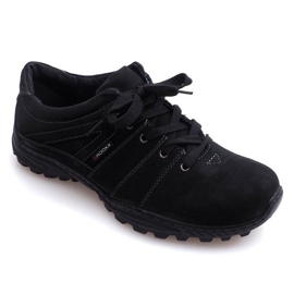 Čizme za planinarenje Kožna Nat 6144 Crna crno 1