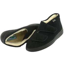 Dr.ORTO Befado tople ženske pu papuče 986D011 crne crna 4