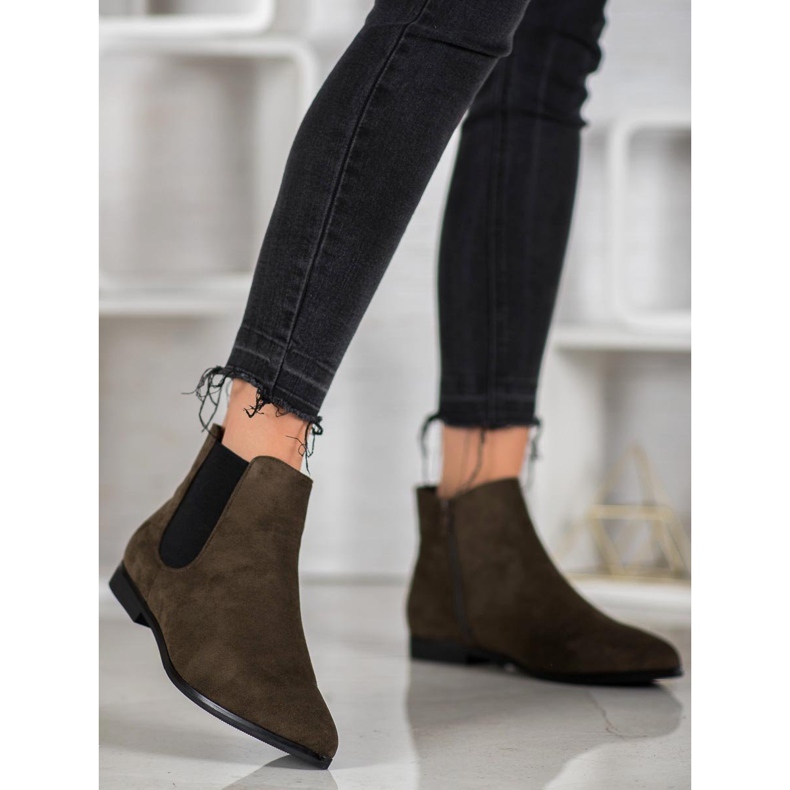 Marquiz Čizme u špicu zelena 2