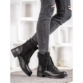 Evento Čizme na vezanje crna 1