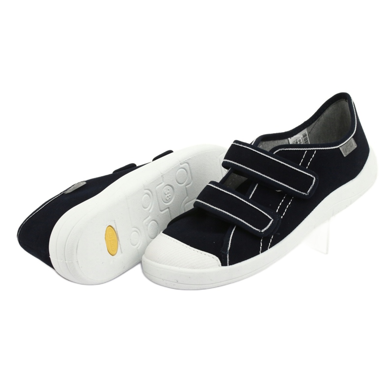 Befado Tenisice za mlade s čičkom 124Q005 tamnoplave plava 4