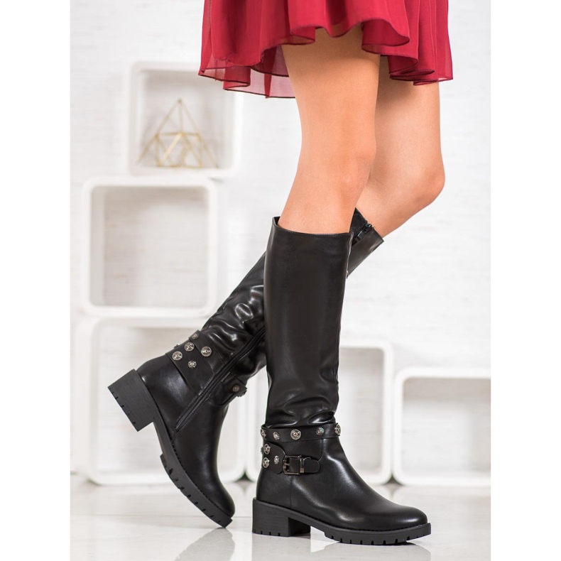 Gogo Jakne za jahanje sa mlaznicama crno 2