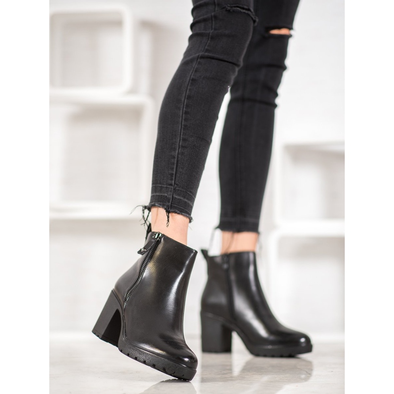 Bella Paris Ležerne čizme od eko kože crna 2