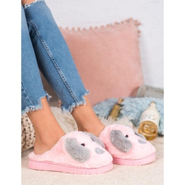 SHELOVET Pasje papuče ružičasta 1