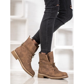 SDS Vezane čizme s namotanom drškom smeđa 1