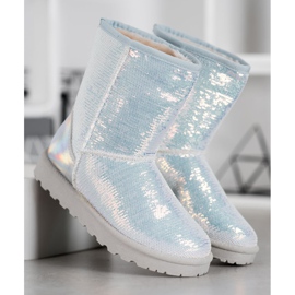 SHELOVET Mukluki sa šljokicama bijela 2
