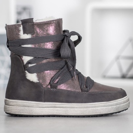 SDS Tople čizme za snijeg siva 2