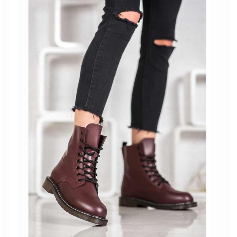 Kylie Elegantni hvatači sa eko kožom crvena 2