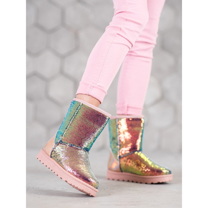 SHELOVET Mukluki sa šljokicama raznobojna 2