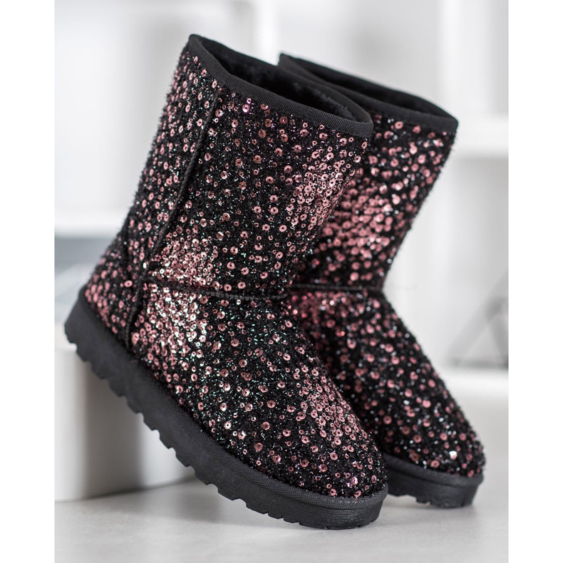 SHELOVET Topli mukluki sa šljokicama višebojan 2