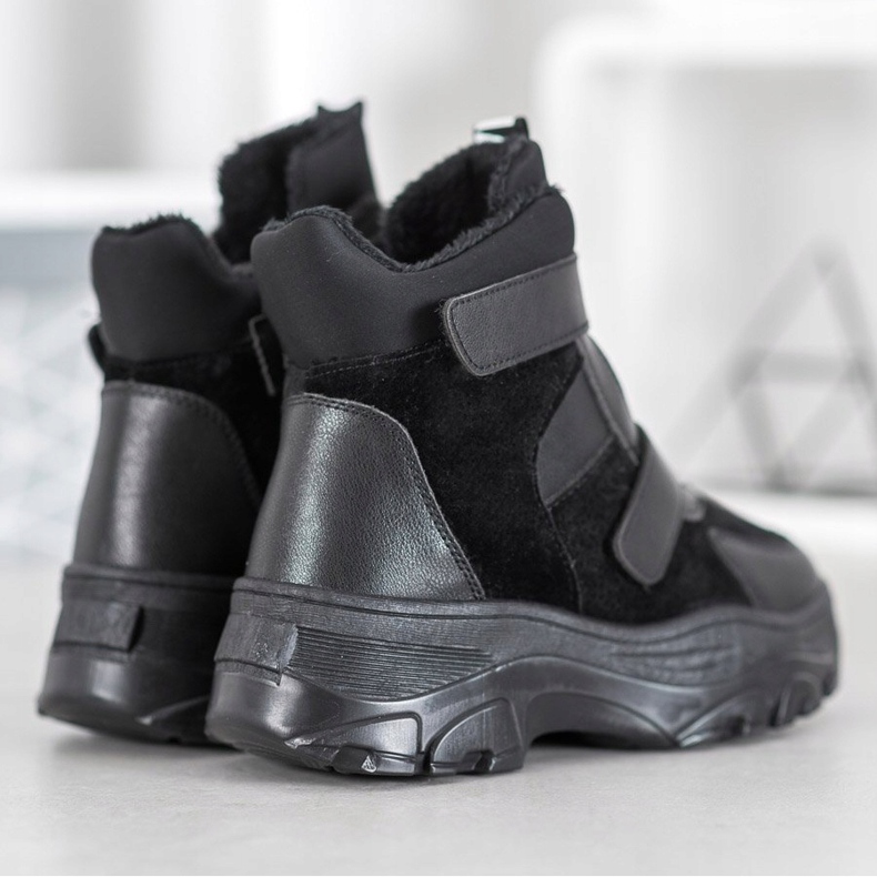 Bona Crne modne čizme crna 1