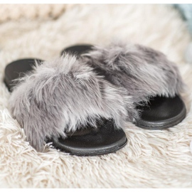 SHELOVET Elegantne papuče siva 1