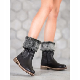 SDS Čizme s namotanom drškom crna 1