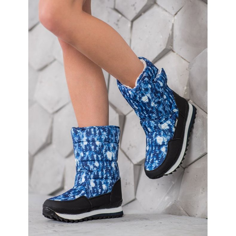 SHELOVET Snježne čizme s primjenom plava 1