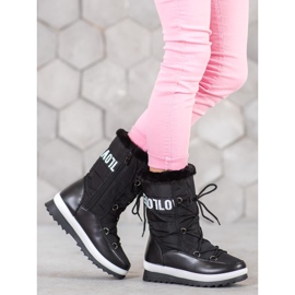 SHELOVET Volite čizme za snijeg crna 1