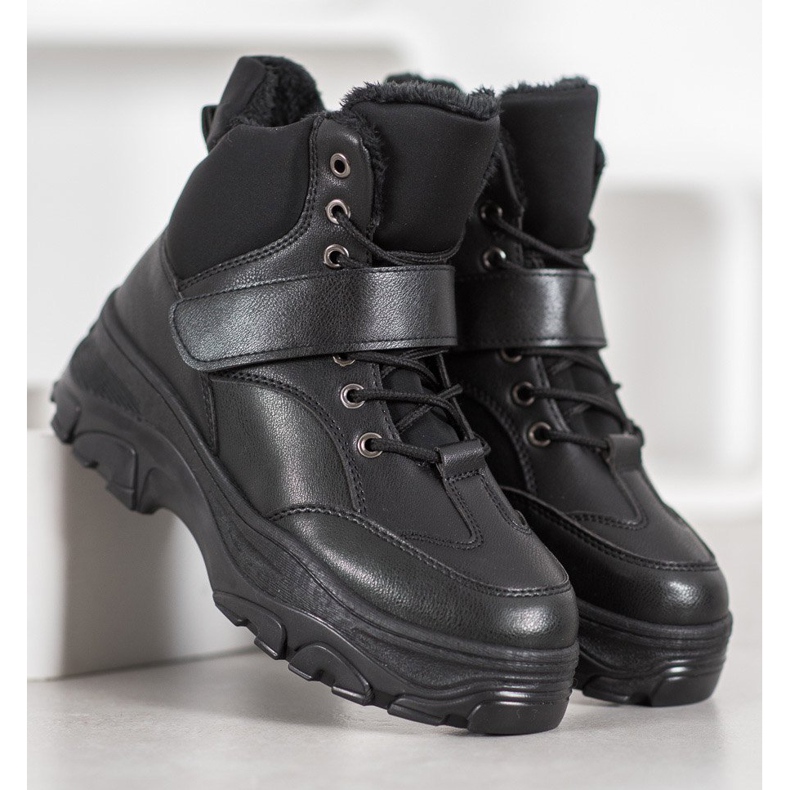 Bona Crne modne čizme crno 2