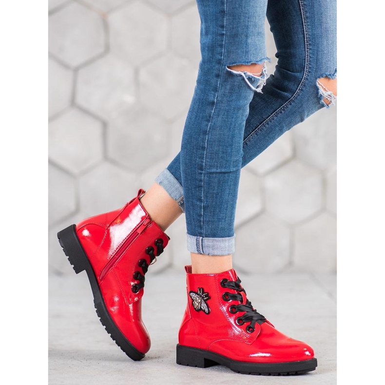 Sergio Leone Čizme s aplikacijom crvena 1