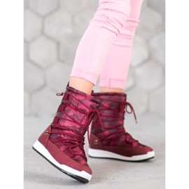 Small Swan Moro čizme za snijeg crvena 2