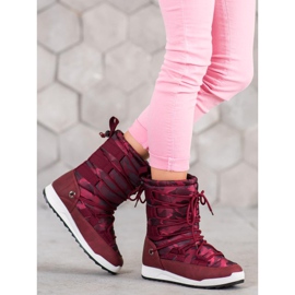 Small Swan Moro čizme za snijeg crvena 1