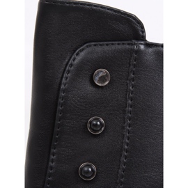 Crne čizme na visoku petu crne 1003-1 crne II vrste crno 1