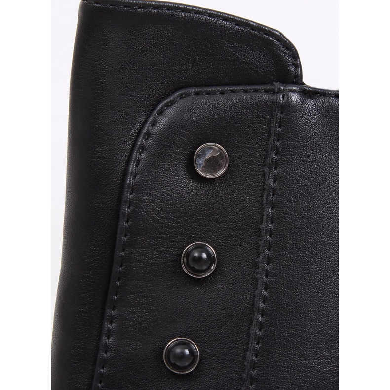 Crne čizme na visoku petu crne 1003-1 crne II vrste crno 1