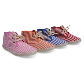 Čizme Tenisice na potplat od slame 2607 Crvena 1