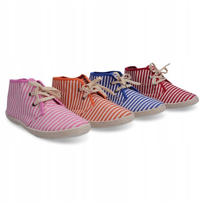 Čizme Tenisice na potplat od slame 2607 Plava smeđa 1