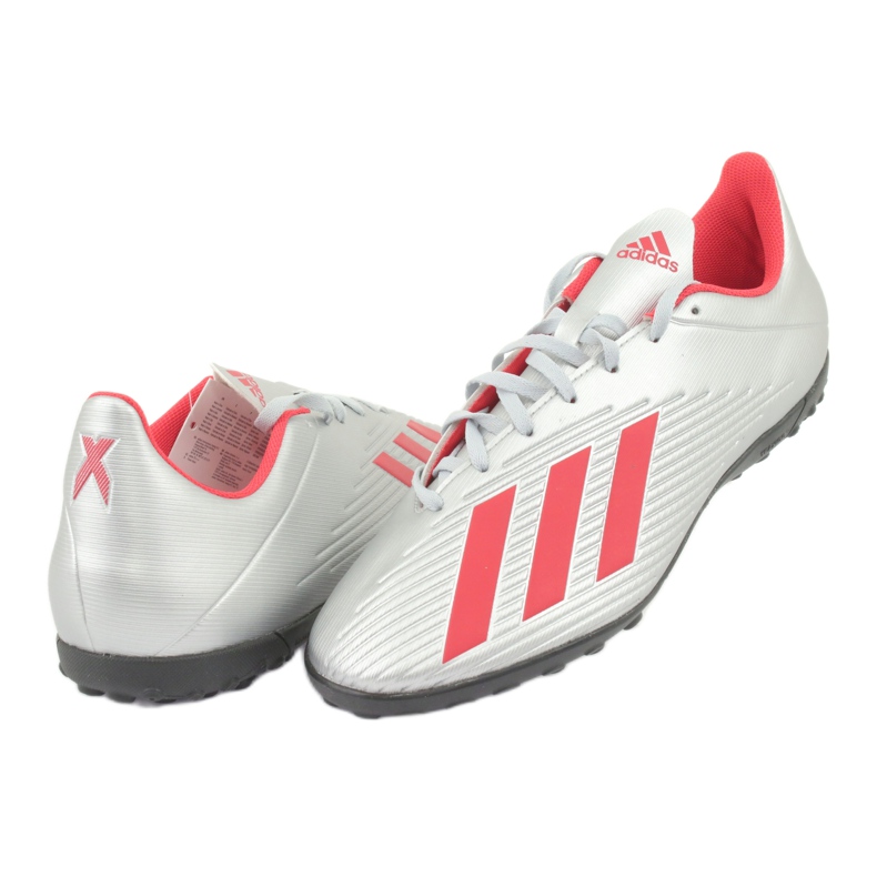 Adidas X 19.4 Tf M F35344 kopačke srebro 4