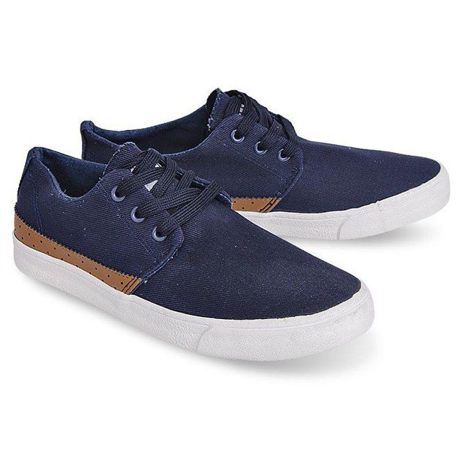 Tekstilne ležerne tenisice Y010 Plava mornarsko plava 1