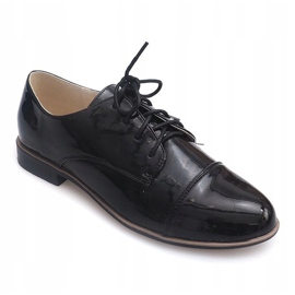 Ženske cipele na vezanje C760JE Crna crno 1