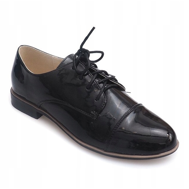 Ženske cipele na vezanje C760JE Crna 1