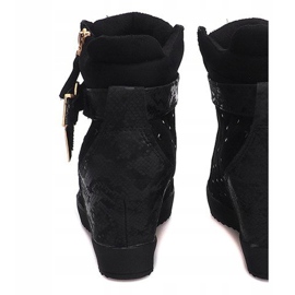 Tenisice na klin 6227-Y Crne crna 2