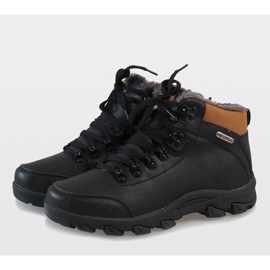 Crne izolirane čizme za snijeg A1833-1 crno 4