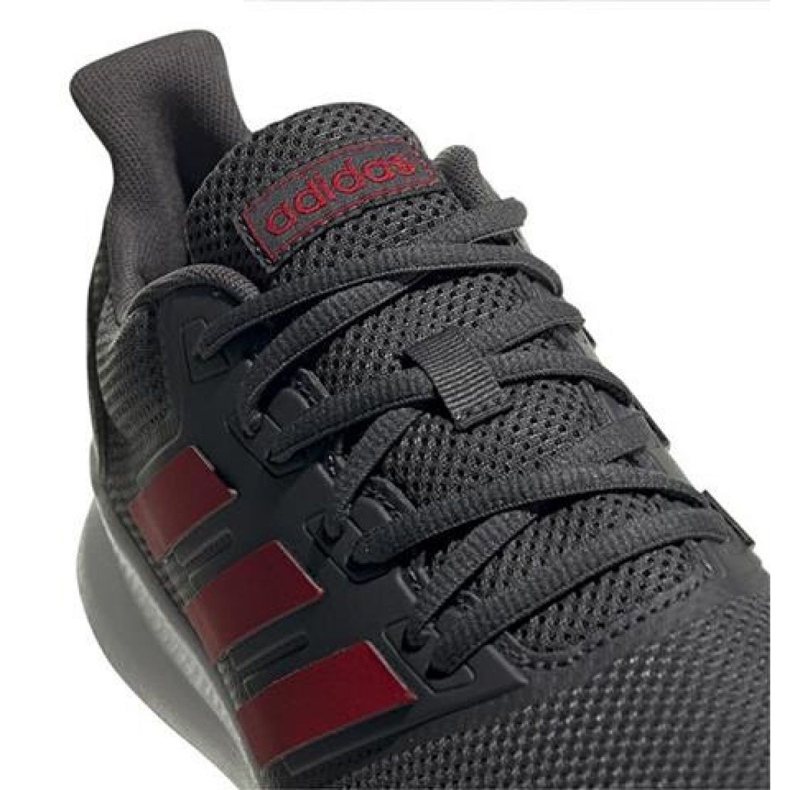Patike za trčanje adidas Runfalcon M EG8602 crvena siva 1